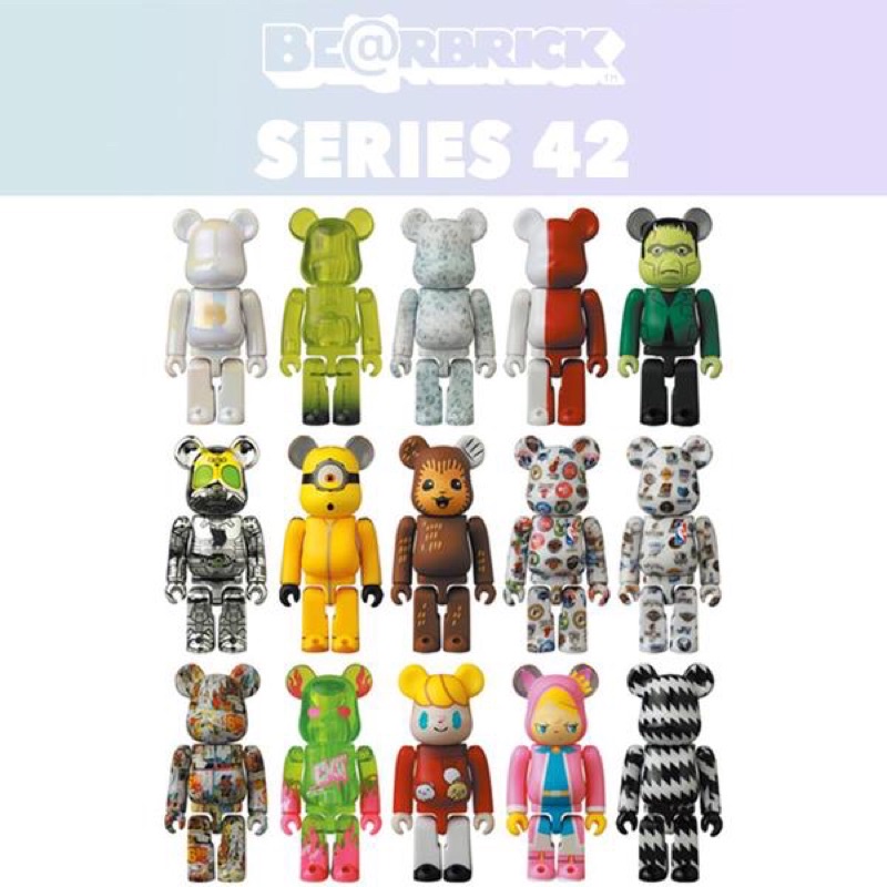 Bearbrick Series 42 - Hãng chính hãng Medicom Toy Nhật Bản