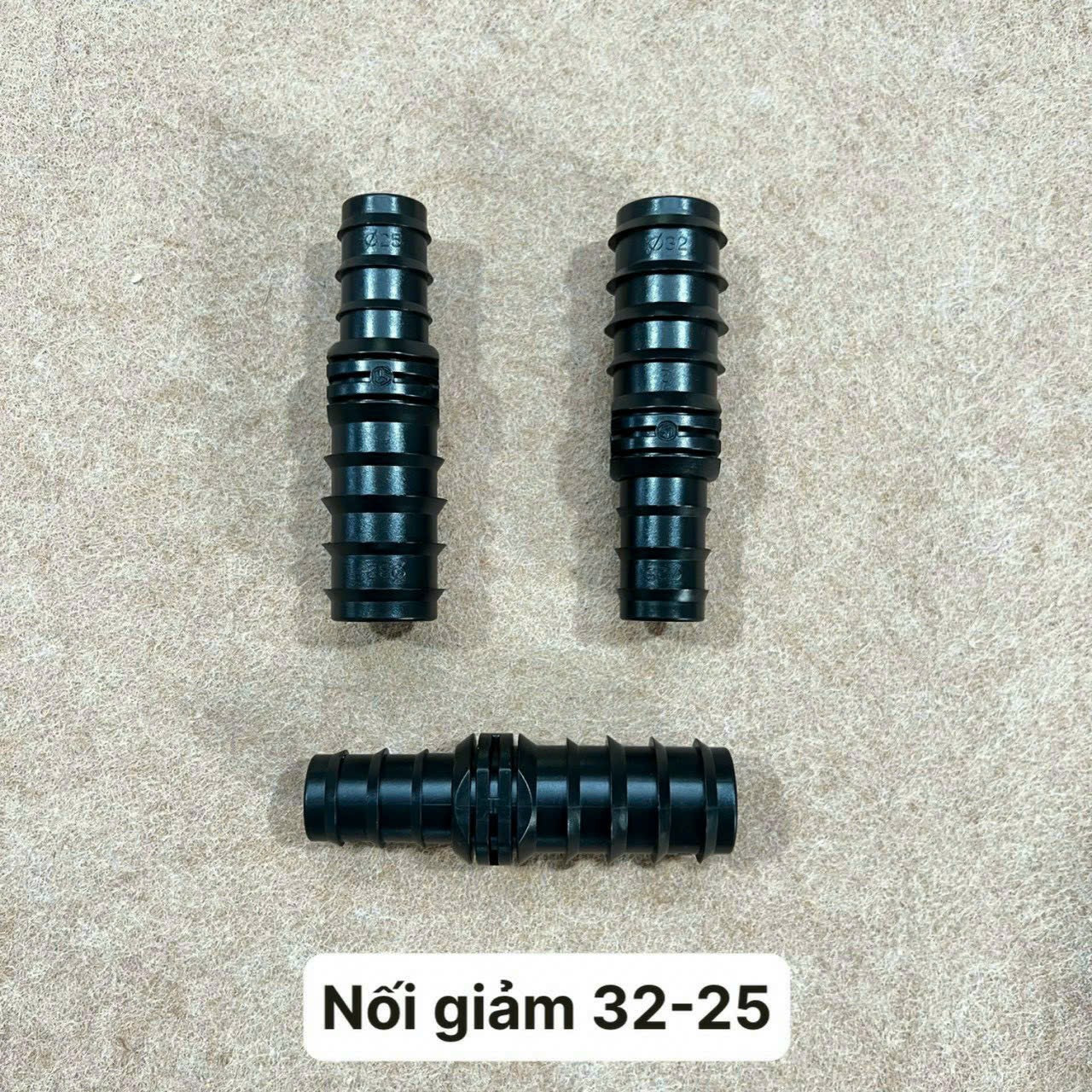 Nối giảm ống ldpe 32mm ra ống ldpe 25mm, 2 đầu gài