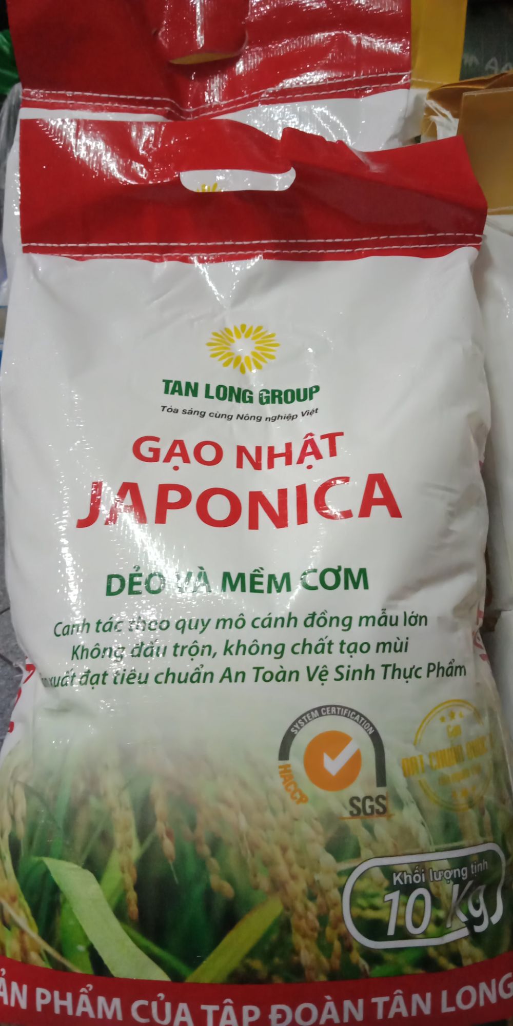 10Kg Gạo Nhật Japonica Dẻo và Mềm Cơm.