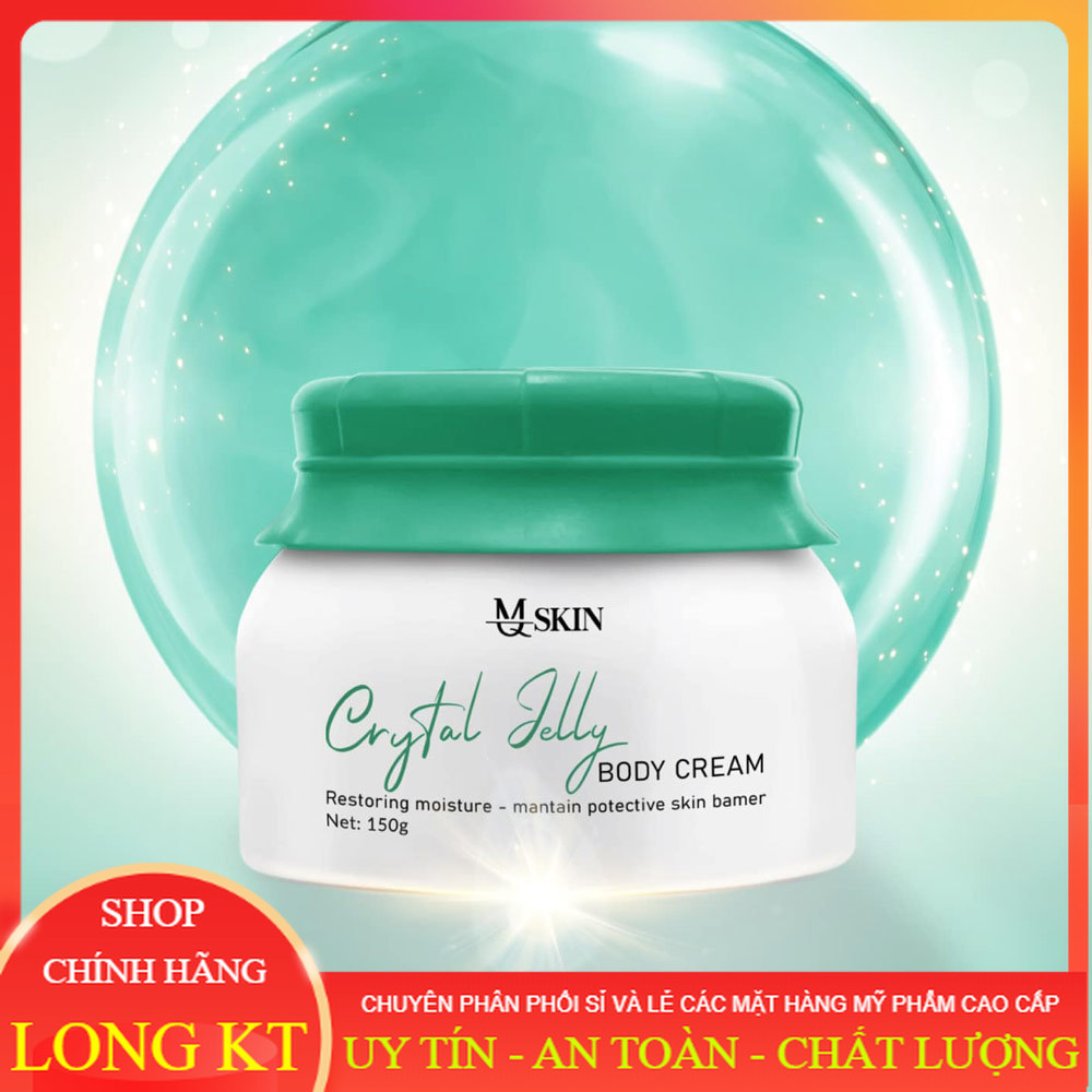 Kem mqskin body dưỡng trắng tinh thể diệp lục 150gr mq skin kem body huyết thanh diệp lục mq skin