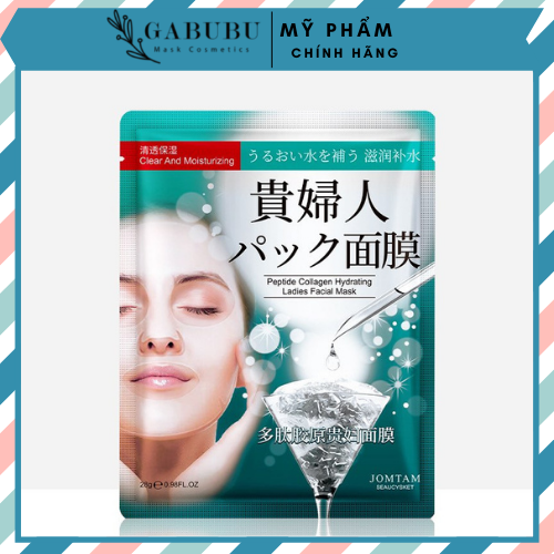 Mặt Nạ Thuỷ Tinh Collagen Trong suốt JOMTAM Cấp Nước Dưỡng Da Trắng Mịn