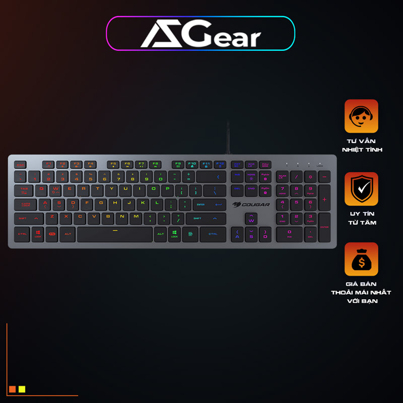 Bàn phím cougar vantar ax black. chính hãng mới 100%. bảo hành 12 tháng