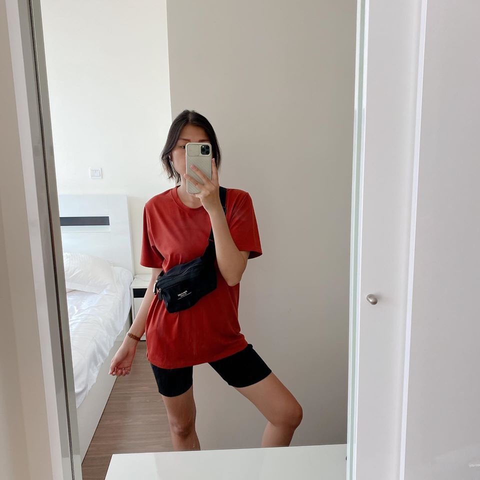 Áo thun trơn unisex tay lỡ AGE2X màu Tan, Matcha, Đỏ gạch hàng LOẠI 1, Hàng chuẩn VNXK