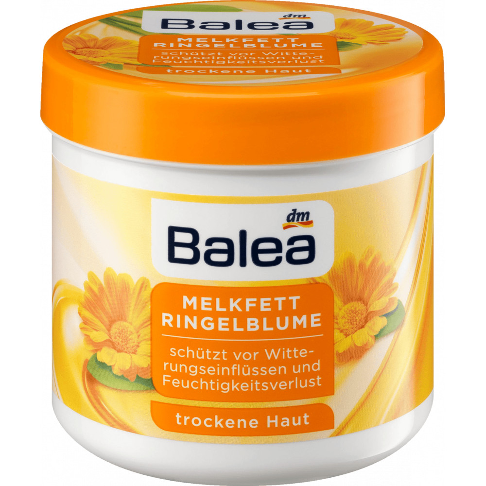 Kem dưỡng thể dành cho da khô balea melkfett cúc vàng 250ml