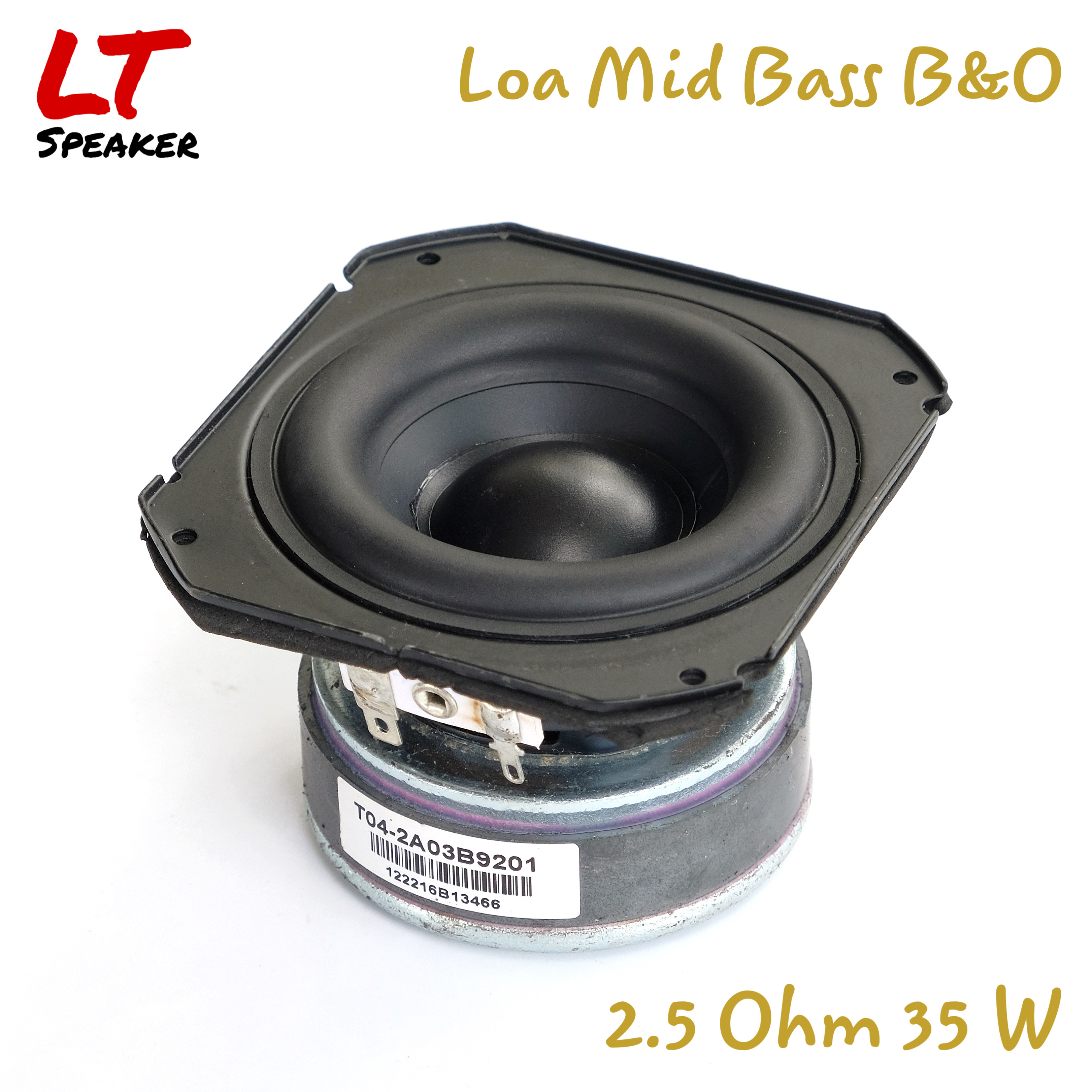 Loa Bass Sub B&O 3.5 inch 2.5 Ohm 35W Đan Mạch - Loa trung trầm cao cấp