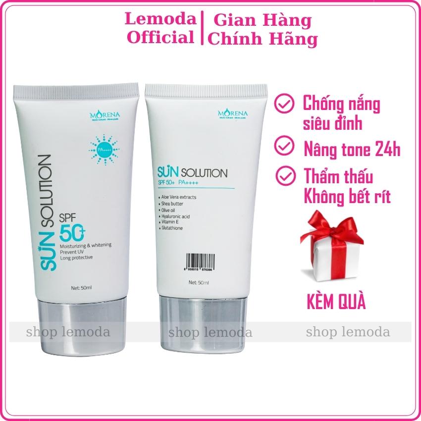 Kem chống nắng Huyền Phi morena chống nắng siêu đỉnh thẩm thấu không bết rít nâng tone 24h
