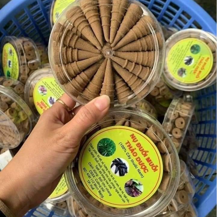 Nụ đuổi muỗi thảo dược / hộp nụ đuổi muỗi thảo dược 100% lành tính