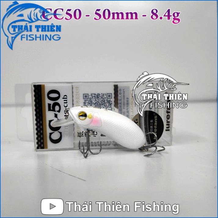 Mồi giả cc50 dài 50mm, nặng 8.4g dùng câu lure cá lóc chẽm mú