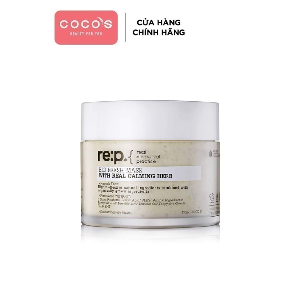 Mặt Nạ REP Đất Sét Giảm Sưng Viêm Dành Cho Da Dầu Mụn RE:P Bio Fresh Mask With Real Calming Herbs 130g