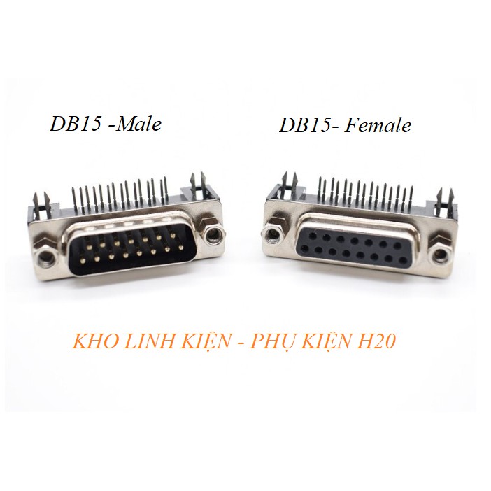 [2 cái ] Db15 - Chân Cong - Hàn Mạch (Đực - Cái)