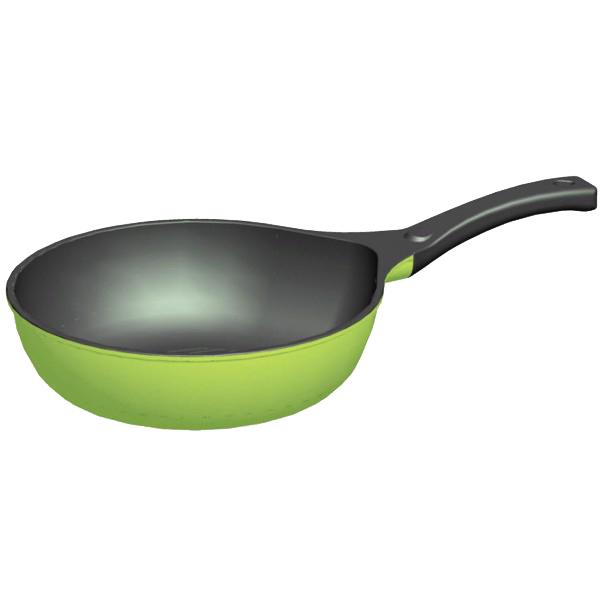 Chảo đúc cao cấp sâu lòng sơn đen SATO ST-S280T