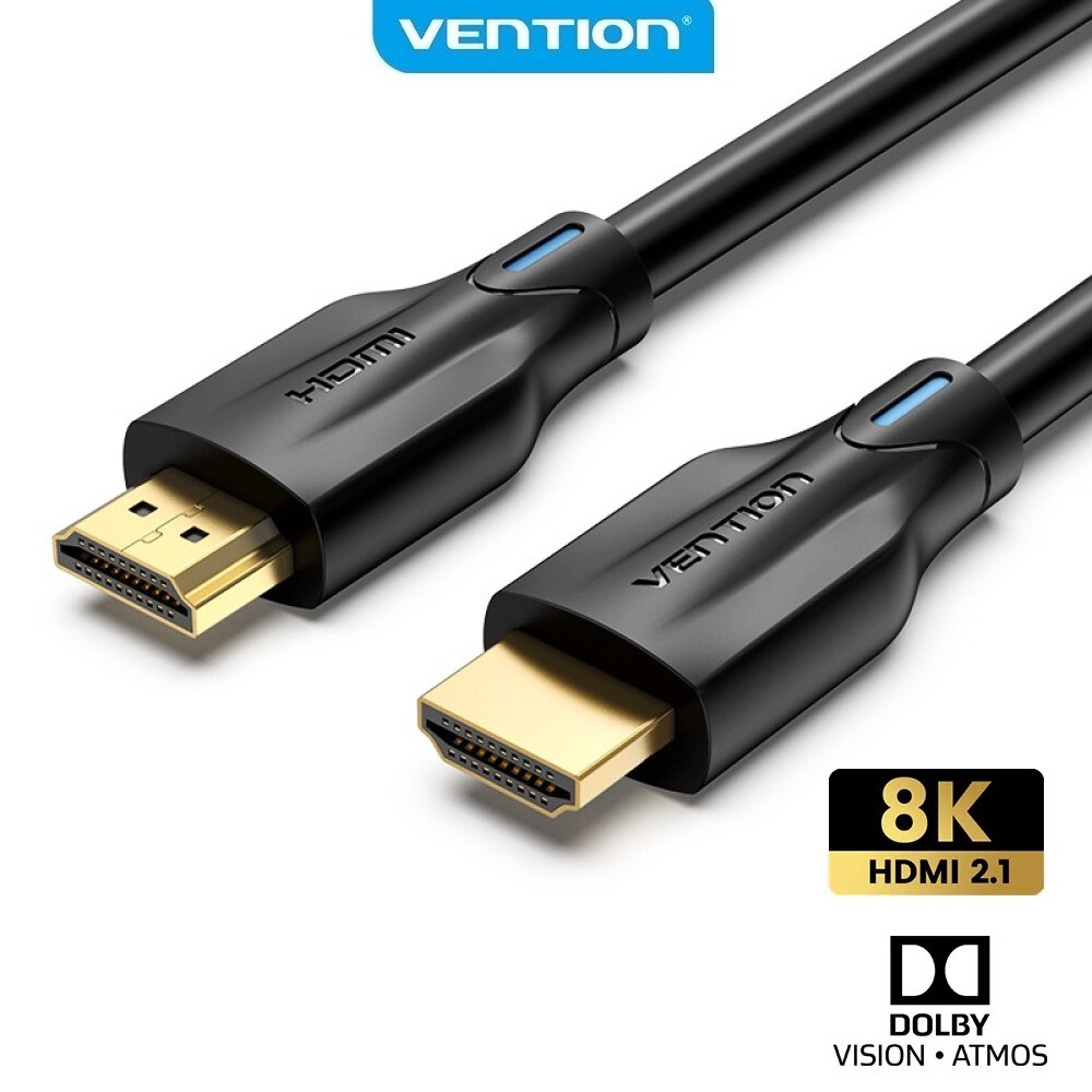 Dây cáp HDMI 2.1 Vention, hỗ trợ 4k, 8k, Hỗ trợ Dolby Atmos, eARC