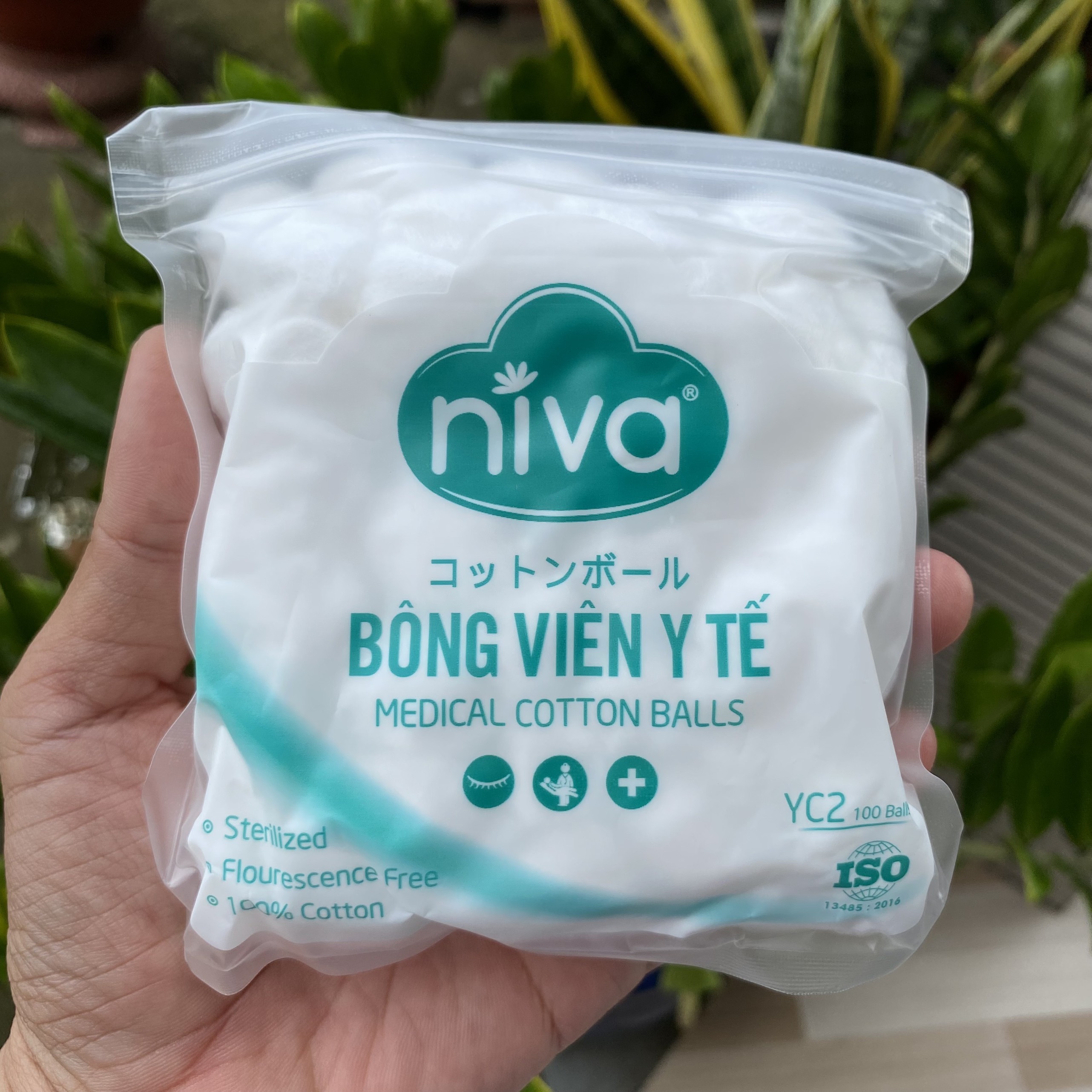 Gói 100 Viên Bông Bịt Tai Niva Cho Mẹ Sau Sinh