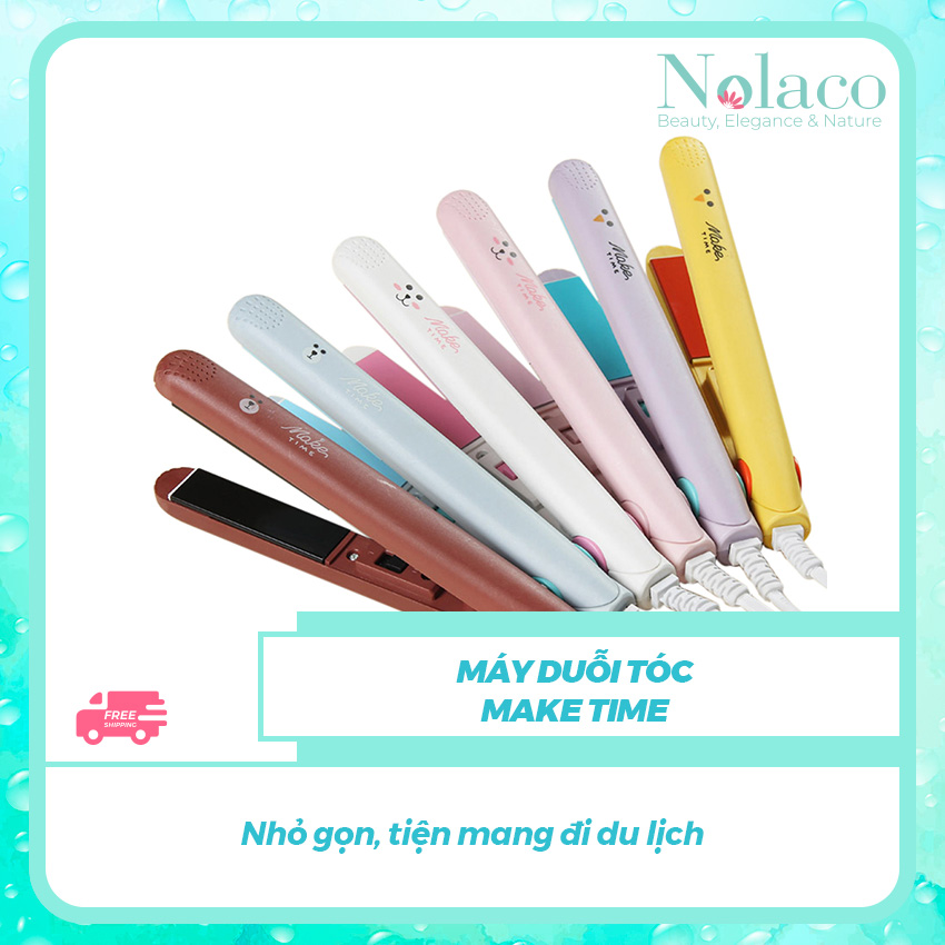 Máy uốn tóc mini + Gợn sóng, cầm tay + NOLACO
