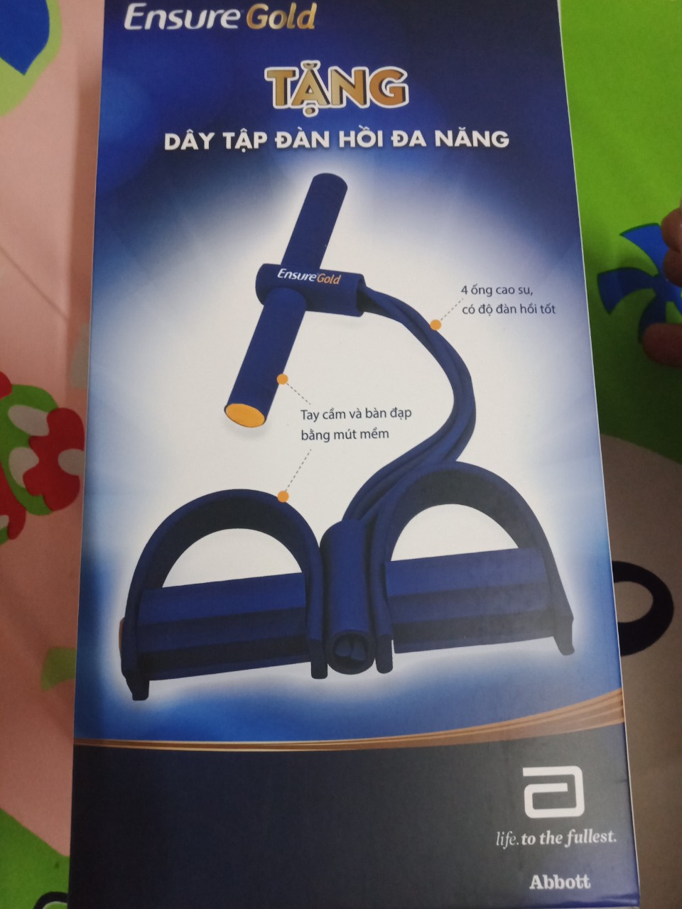 [SẴN HÀNG] Dây Kéo Kháng Lực Tập Cơ Bụng Tập Lưng Đàn Hồi Đa Chức Năng Ensure