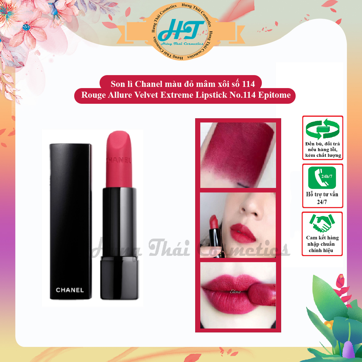 Chanel Rouge Allure Velvet  Luminous Matte Lipstick  63 Essentielle   NIB  eBay