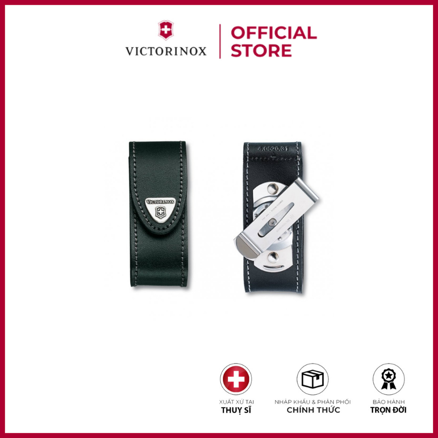 Bao da Victorinox 4.0520.31 màu đen - Hãng phân phối chính thức