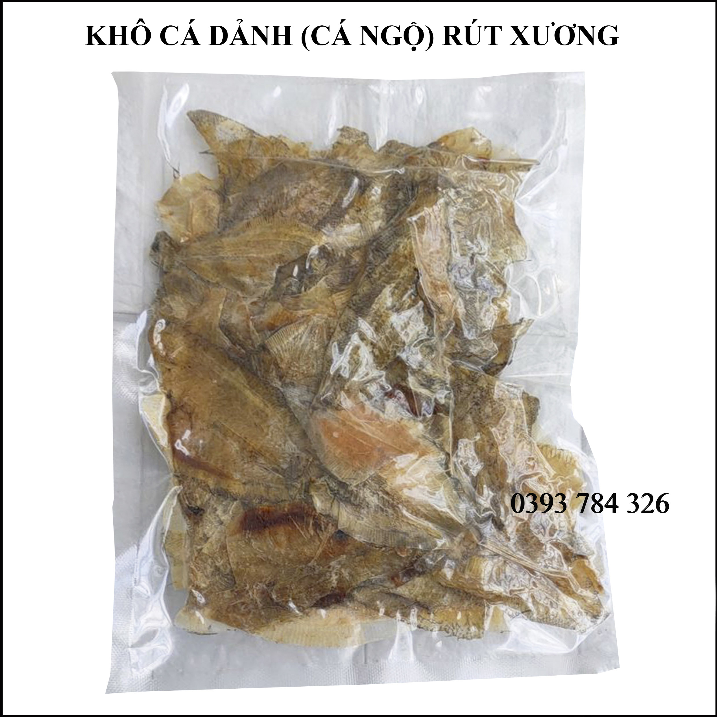 500gr khô cá dảnh rút xương đặc sản phan thiết-bình thuận chính gốc