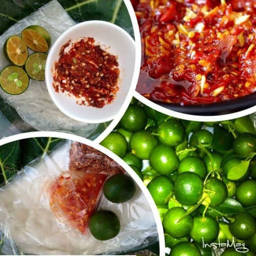 Xâu 10 bịch bánh tráng sate tây ninh ngon rẻ