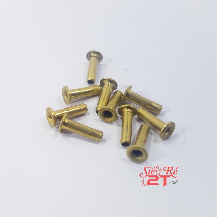 Bộ 10 chốt tán bánh xe xỏ chỉ dùng cho Zippo - Phụ kiện sửa chữa Zippo