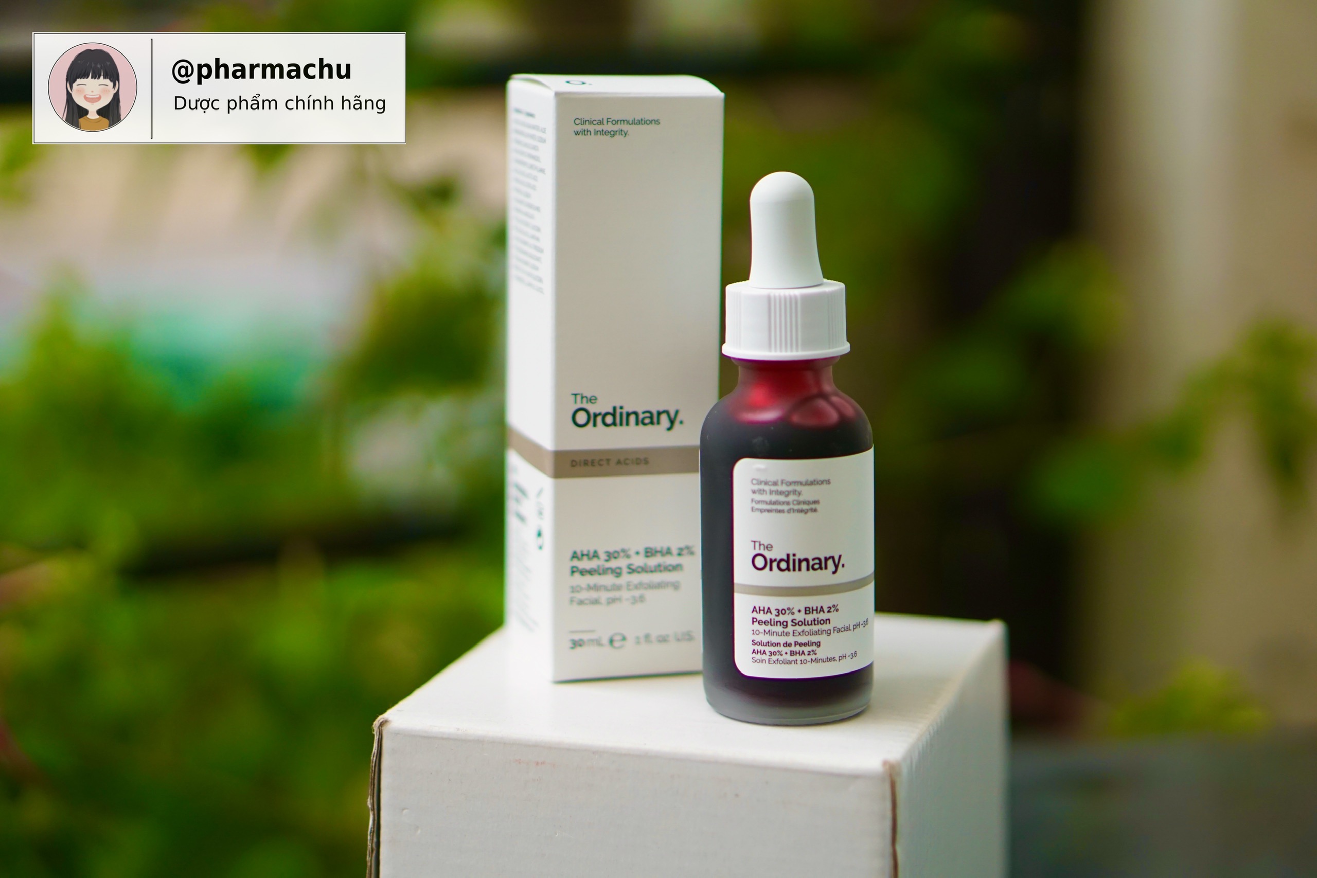 BHA peeling solution The Ordinary tẩy tế bào chết hóa học giảm sừng da