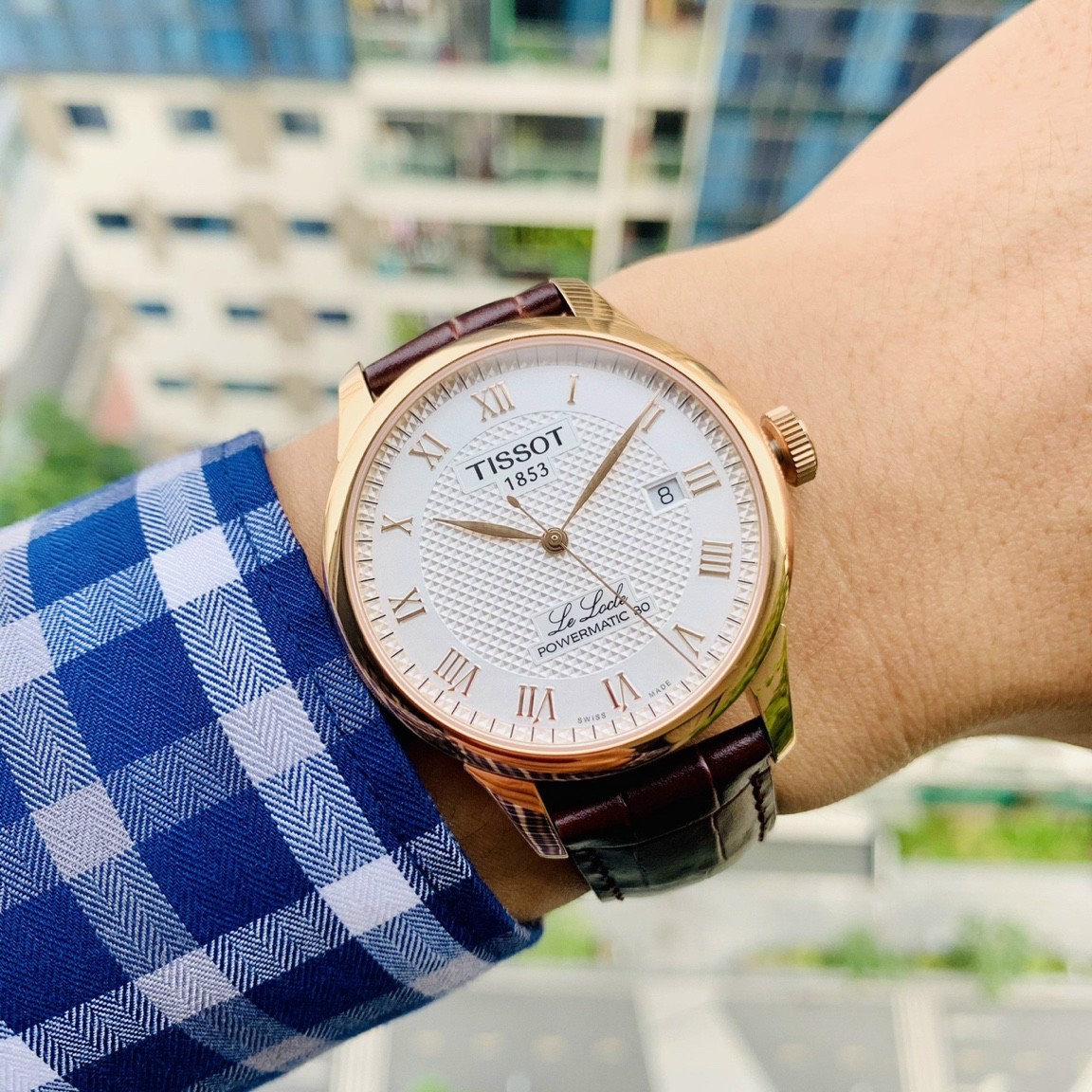 [Máy cơ - Automatic] Đồng hồ nam TISSOT viền gold [Bảo hành 12 tháng]