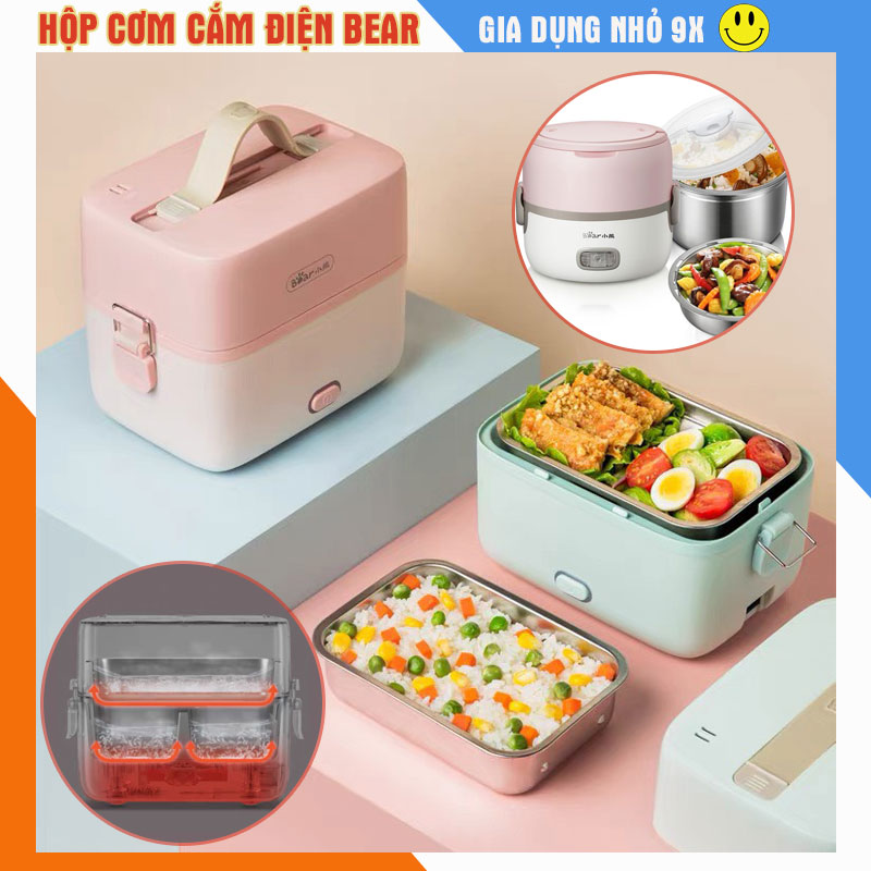 Hộp Cơm Cắm Điện, Hâm Nóng Giữ Nhiệt Chính Hãng BEAR DFH-B13E5- Dung Tích 1.3L, làm nóng nhanh, giữ nhiệt tốt!