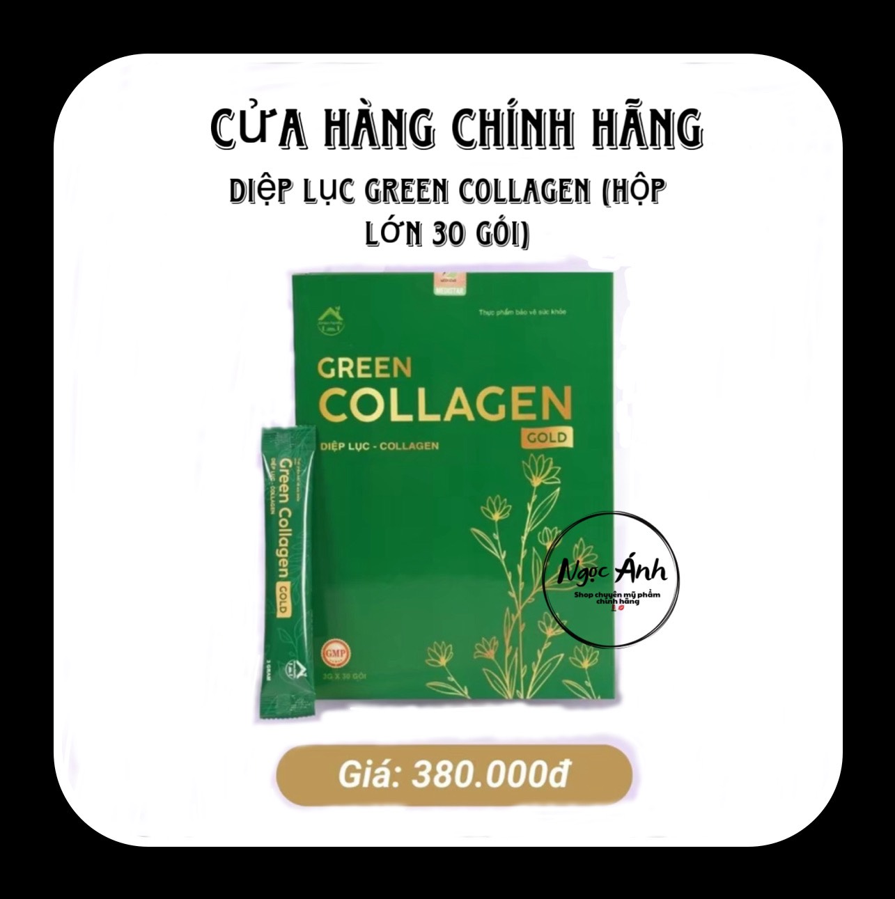 Diệp Lục Collagen Mẫu Mới Chính Hãng - Green Collagen Gold