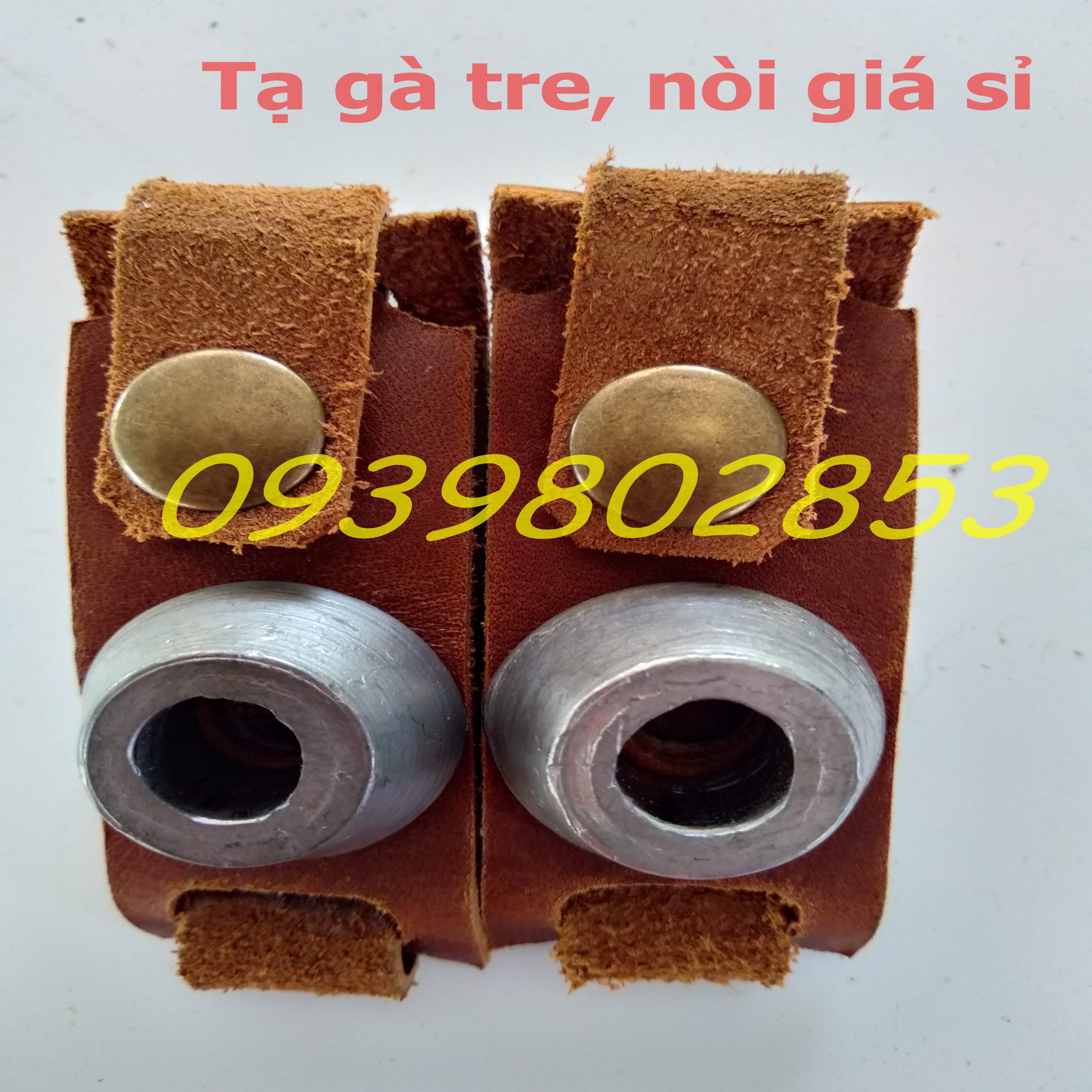 Tạ chì cho gà tre [ DA BÒ, NÚT KIM LOẠI] BỀN CHẮC
