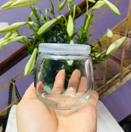 HŨ THUỶ TINH LÀM SỮA CHUA CARAMEN 200ML, HŨ THUỶ TINH ĐỰNG GIA VỊ NHÀ BẾP