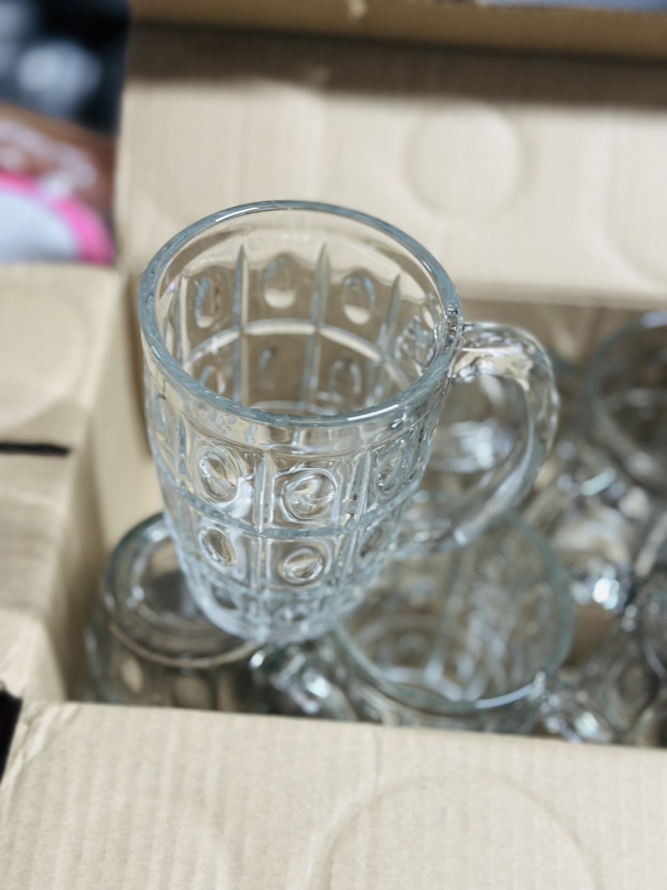 Bộ Ly Uống Bia 01 hộp/6 cái - Loại dày Thái Lan nhập khẩu