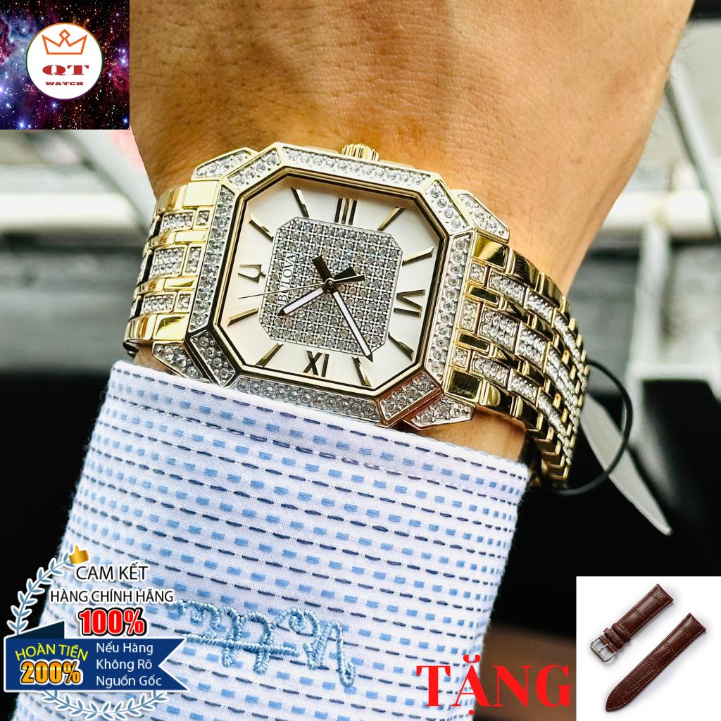Đồng Hồ Nam BULOVA 98A295 Chính Hãng Tặng Kèm Dây Da Cao Cấp