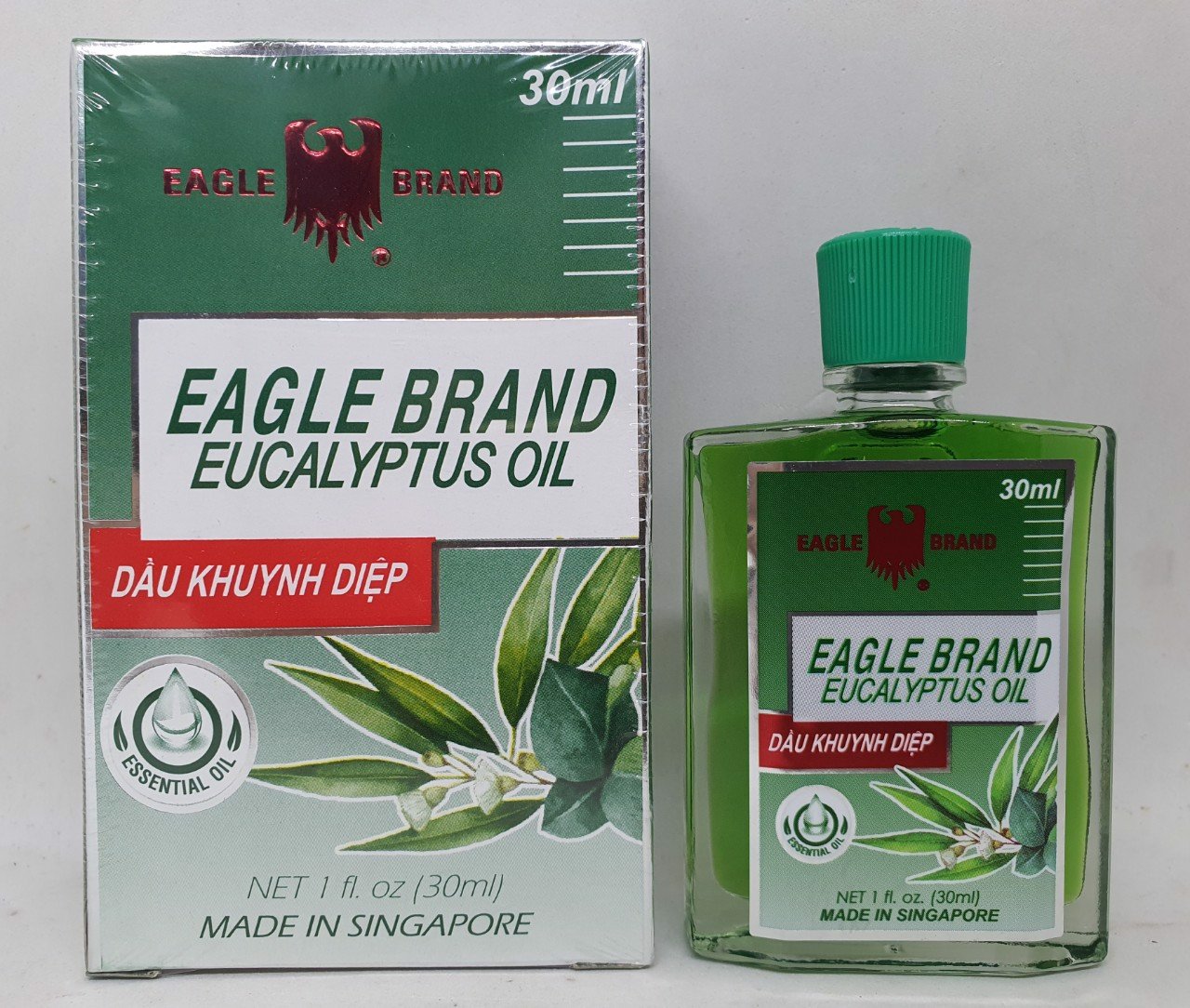[HCM]Dầu khuynh diệp con ó EAGLE BRAND EUCALYPTUS OIL hàng nội địa chính hãng singapore 30ml