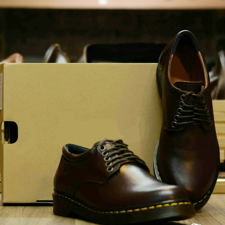 Giày Da Bò Nam Dr Martens Đế Kếp