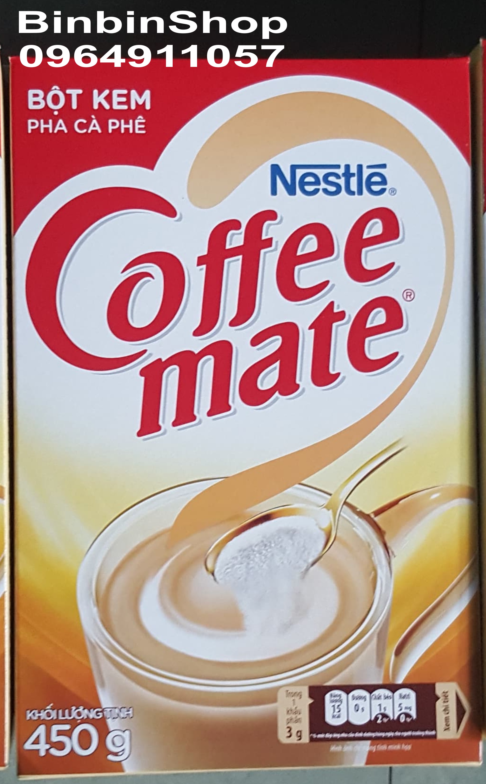 [HCM] Bột kem coffee mate 450gram - Nestle