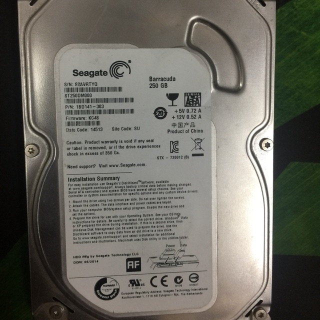 Ổ cứng cũ 160gb 250g cũ tháo máy còn dùng tốt
