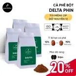 Cà phê bột rang xay nguyên chất Delta Phin (250g) - Cà Phê Perfetto