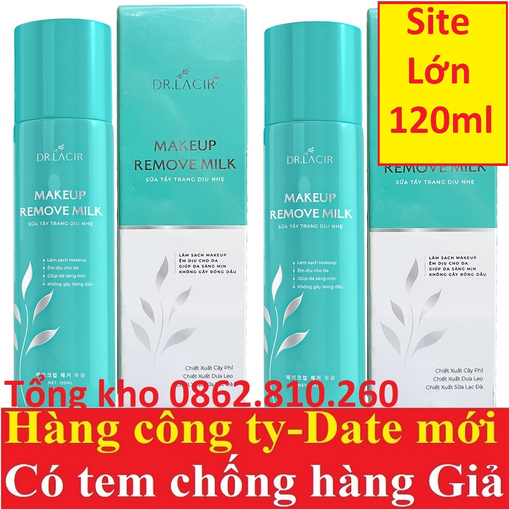 SỮA TẨY TRANG LAMER CARE DR LACIR, sữa tẩy trang dịu nhẹ drlacir makeup remove milk 120ml