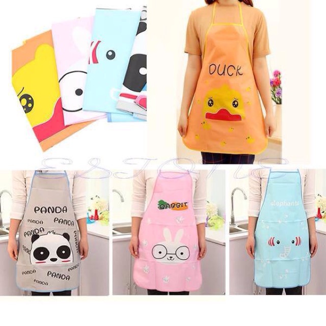 Tạp dề chống thấm cute cho mẹ
