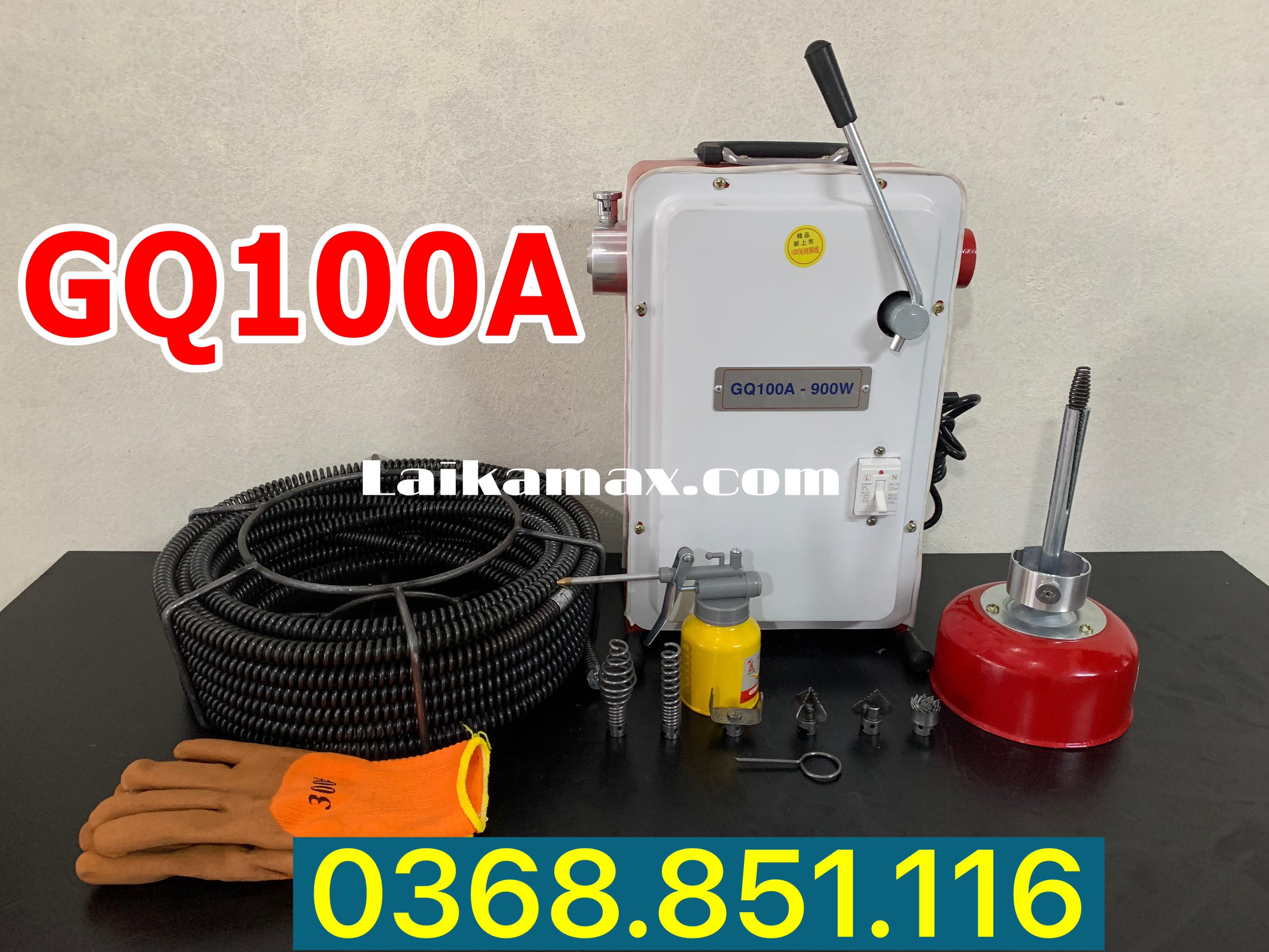 Máy thông cống GQ100A Công Suất 900W HÃY GỌI ĐIỆN ĐỂ ĐƯỢC SHOP TƯ VẤN 0368.851.116