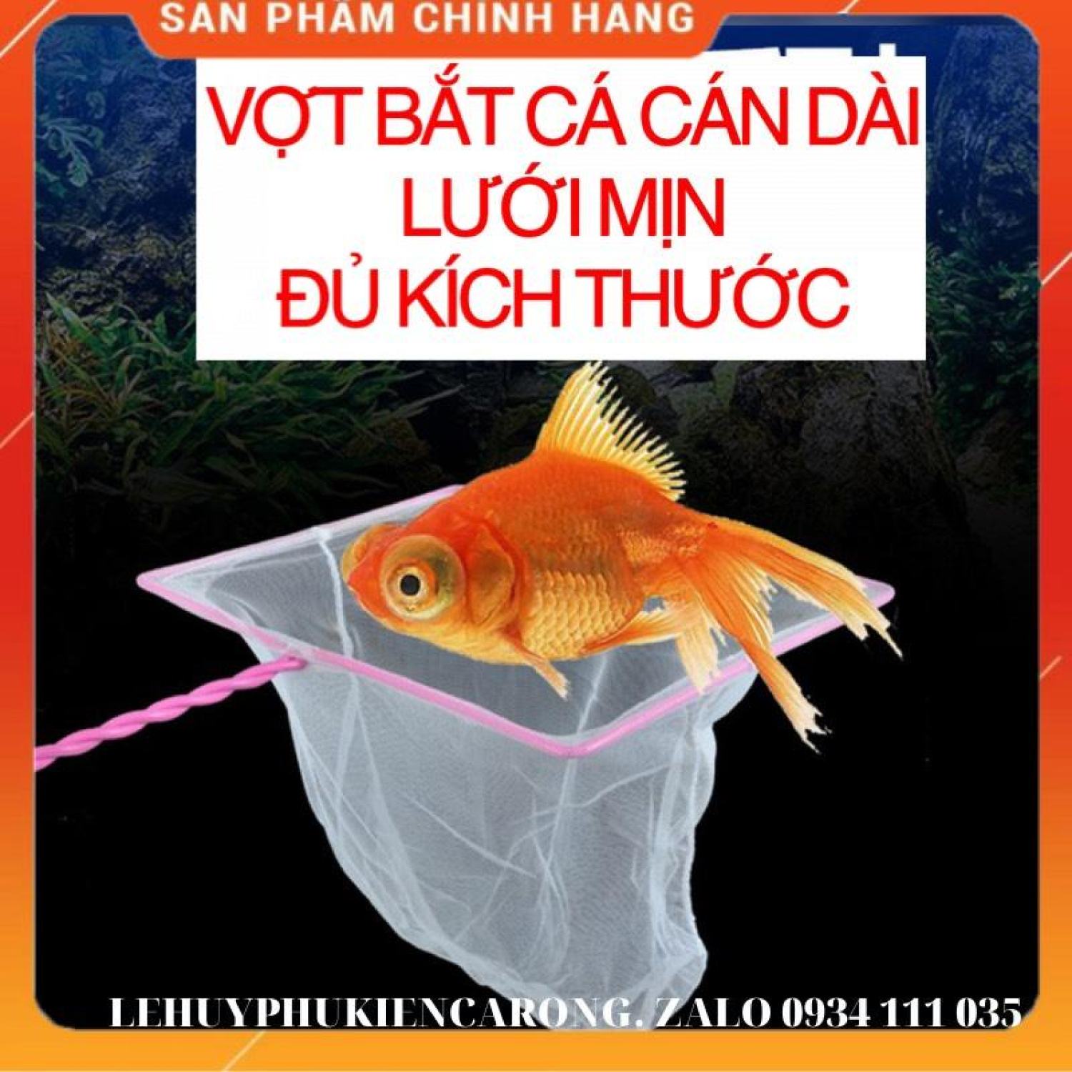 "hoàn tiền đến 10%" vợt bắt cá - vợt vuông vớt cá đủ kích thước - vớt thức ăn bể cá