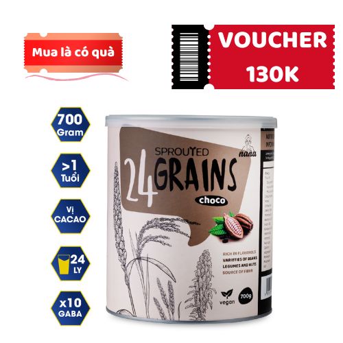 Sữa Hạt 24 Grains vị Cacao hộp 700G−Sữa bột Organic Cao cấp Dành cho người lớn −Nhập khẩu Malaysia - THD Store