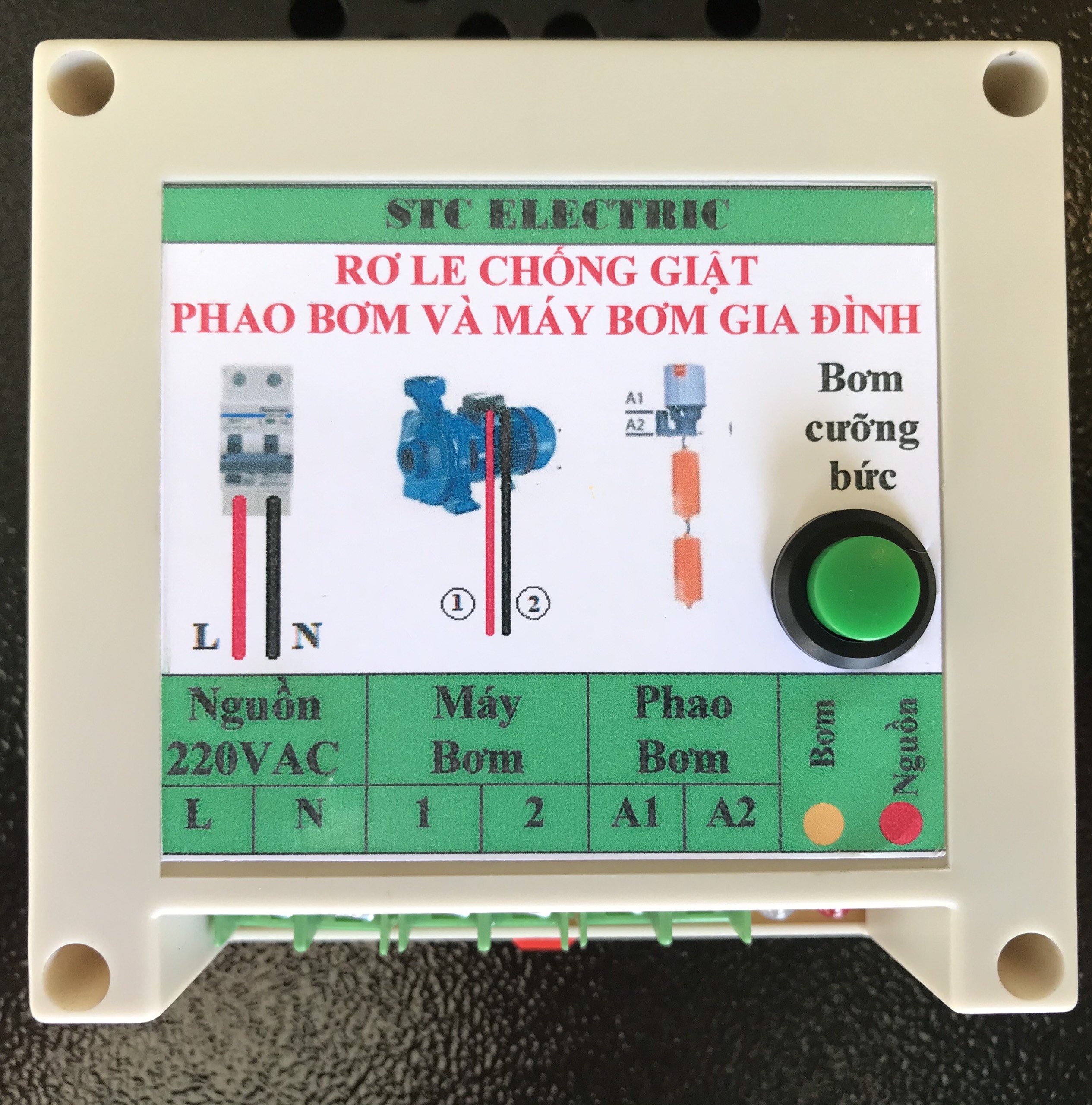 Rơle an toàn cho phao điện, bồn nước inox. stc_a-01