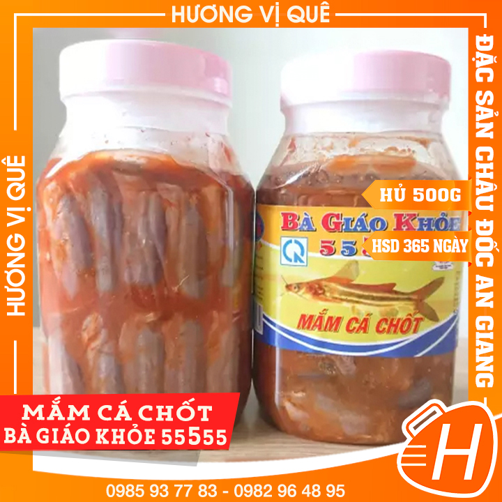 Mắm cá chốt bà giáo khỏe - hủ 500g - đặc sản châu đốc an giang