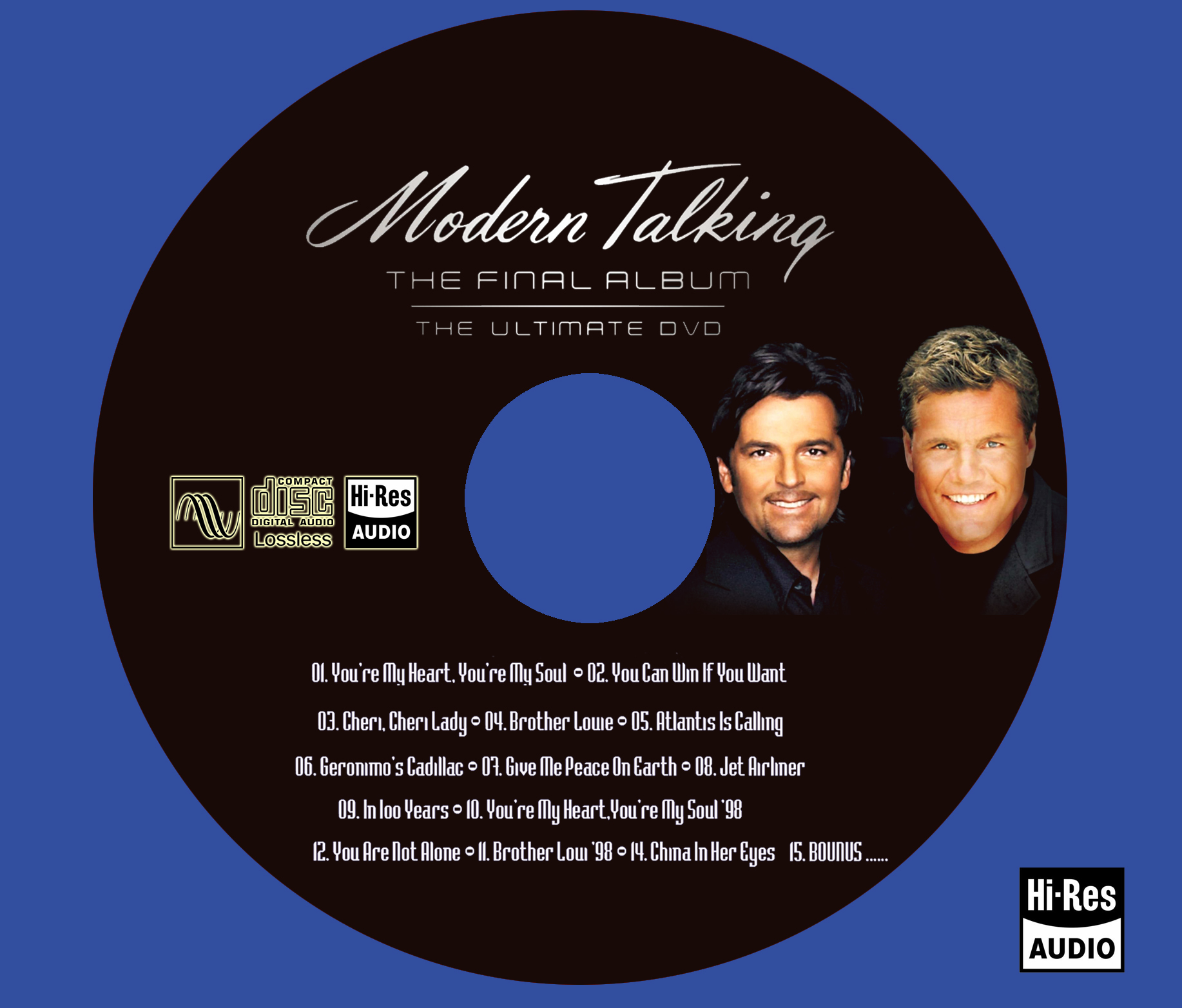 CD Modern Talking - 1-2  LOSSLESS CHẤT LƯỢNG CAO