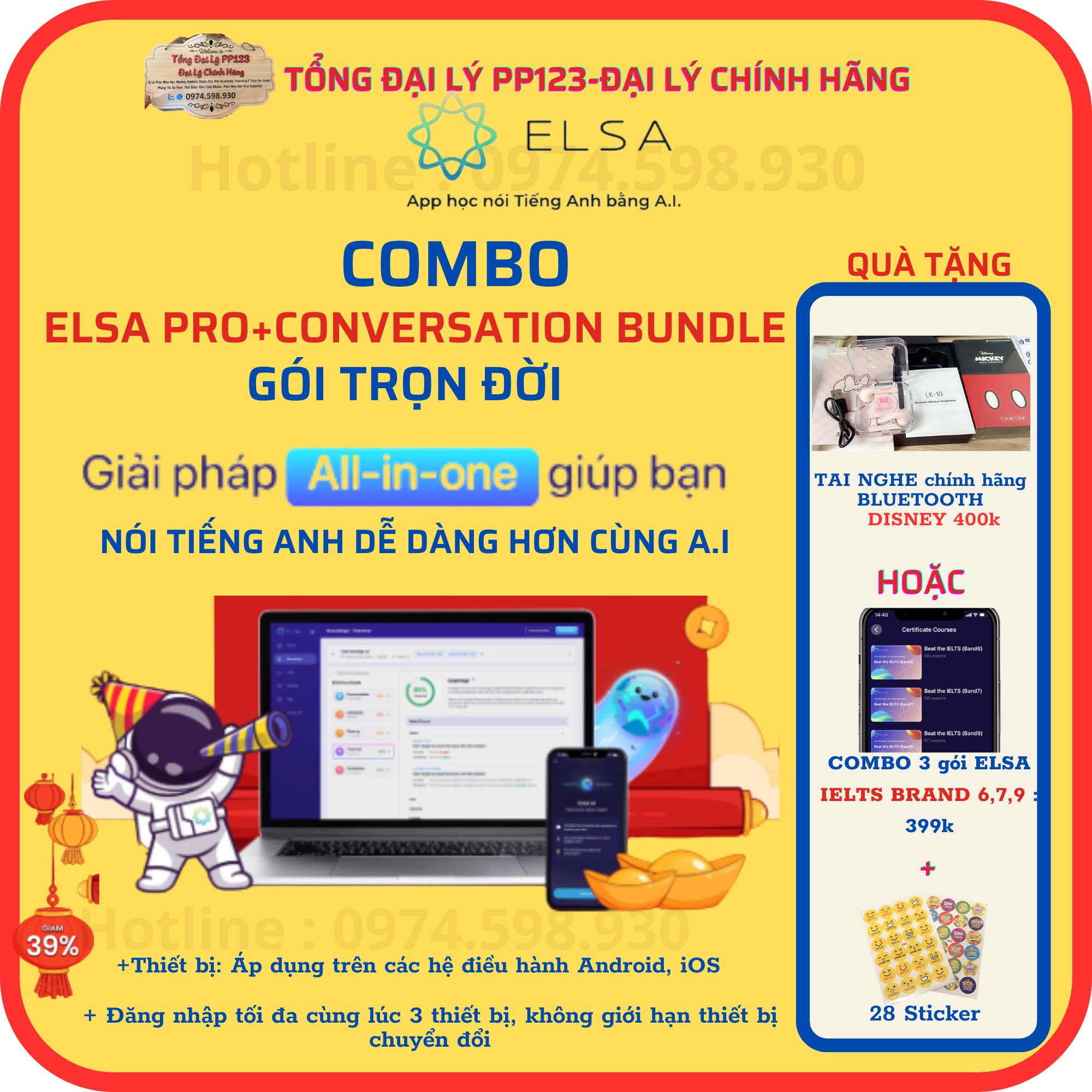 ELSA PRO + Conversation Bundle Lifetime