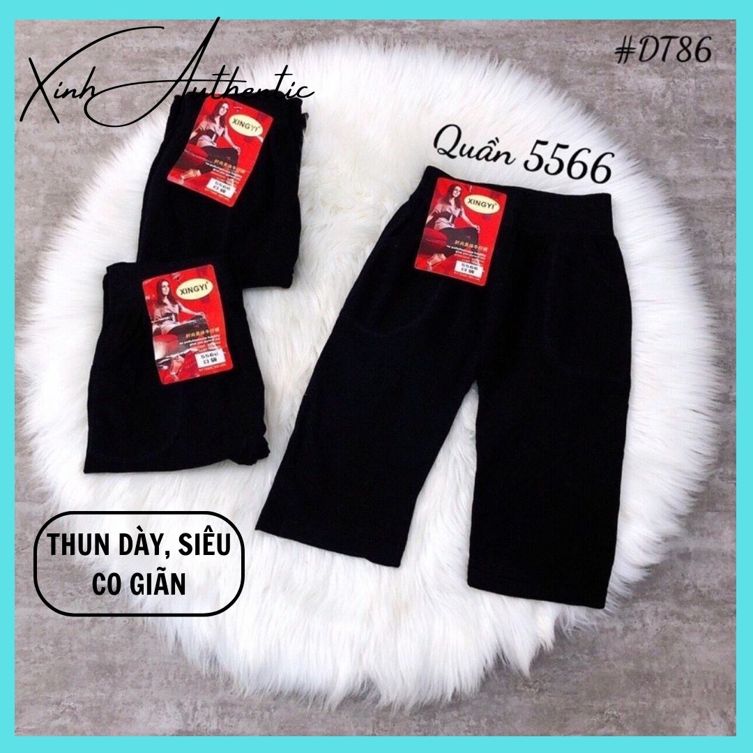 Quần legging đùi freesize 40-65kg co giãn mềm mại
