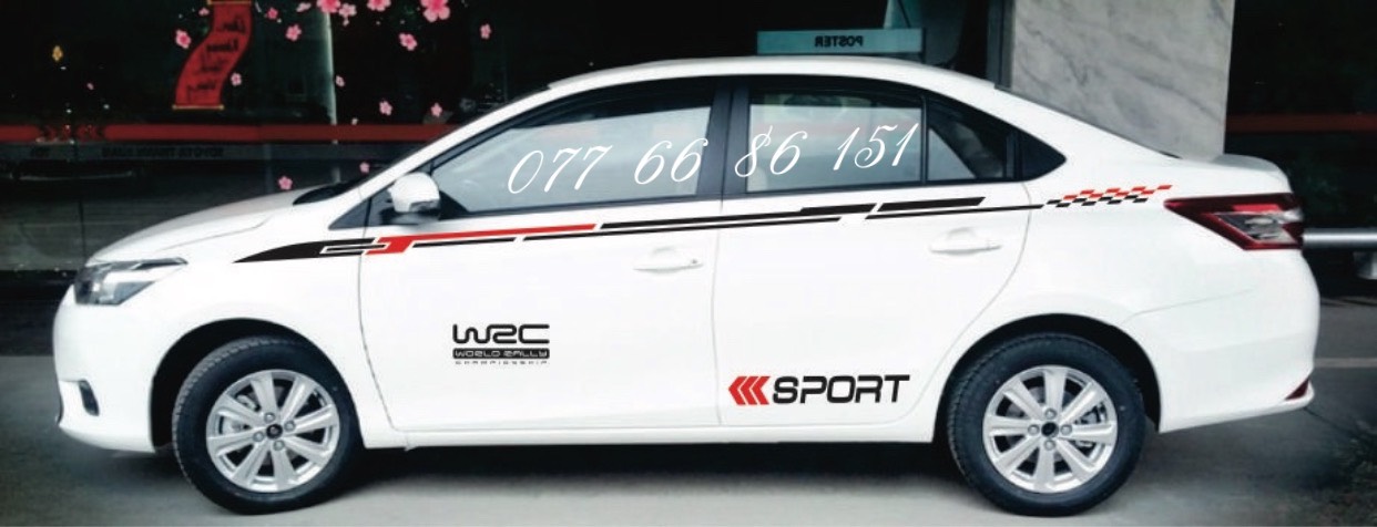 [HCM]Tem Dán Sườn Xe Ô Tô 4-5-7 chỗ