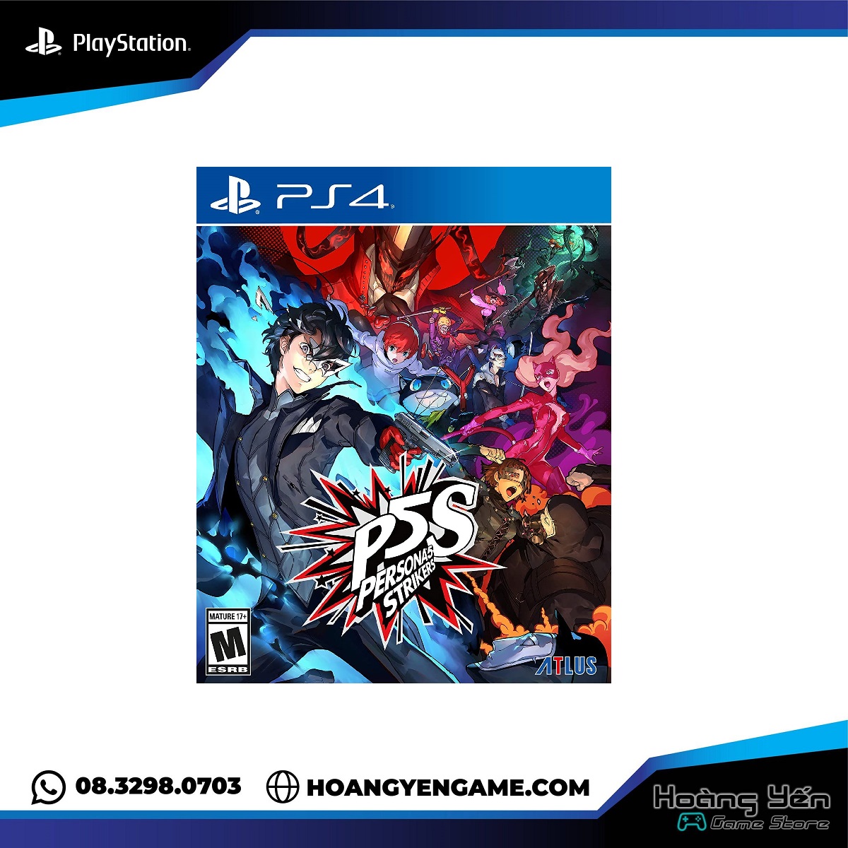 [HCM]Đĩa Game Persona 5 Strikers PS4