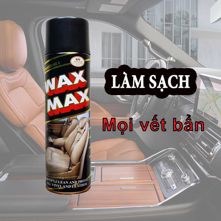 Xịt bóng nội thất Wax Max hương cà phê nhập khẩu Thái Lan